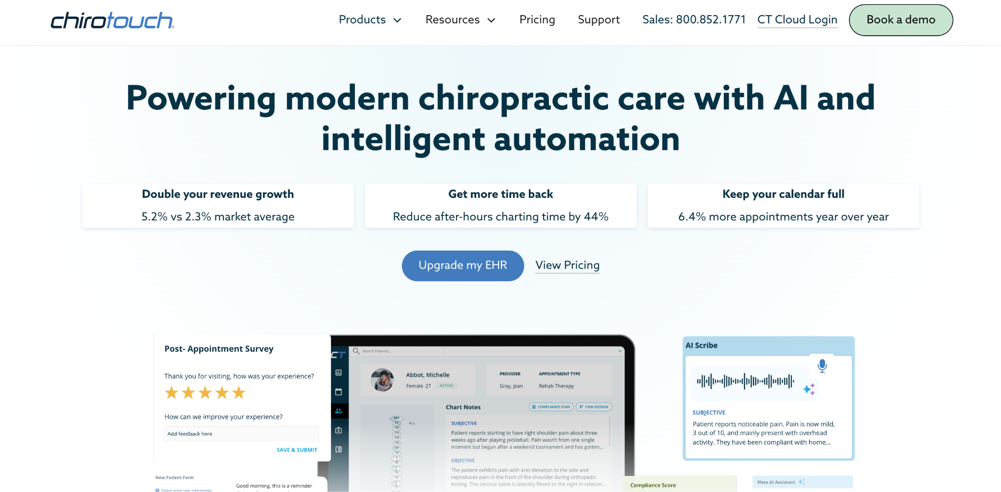ChiroTouch chiropractic EHR software