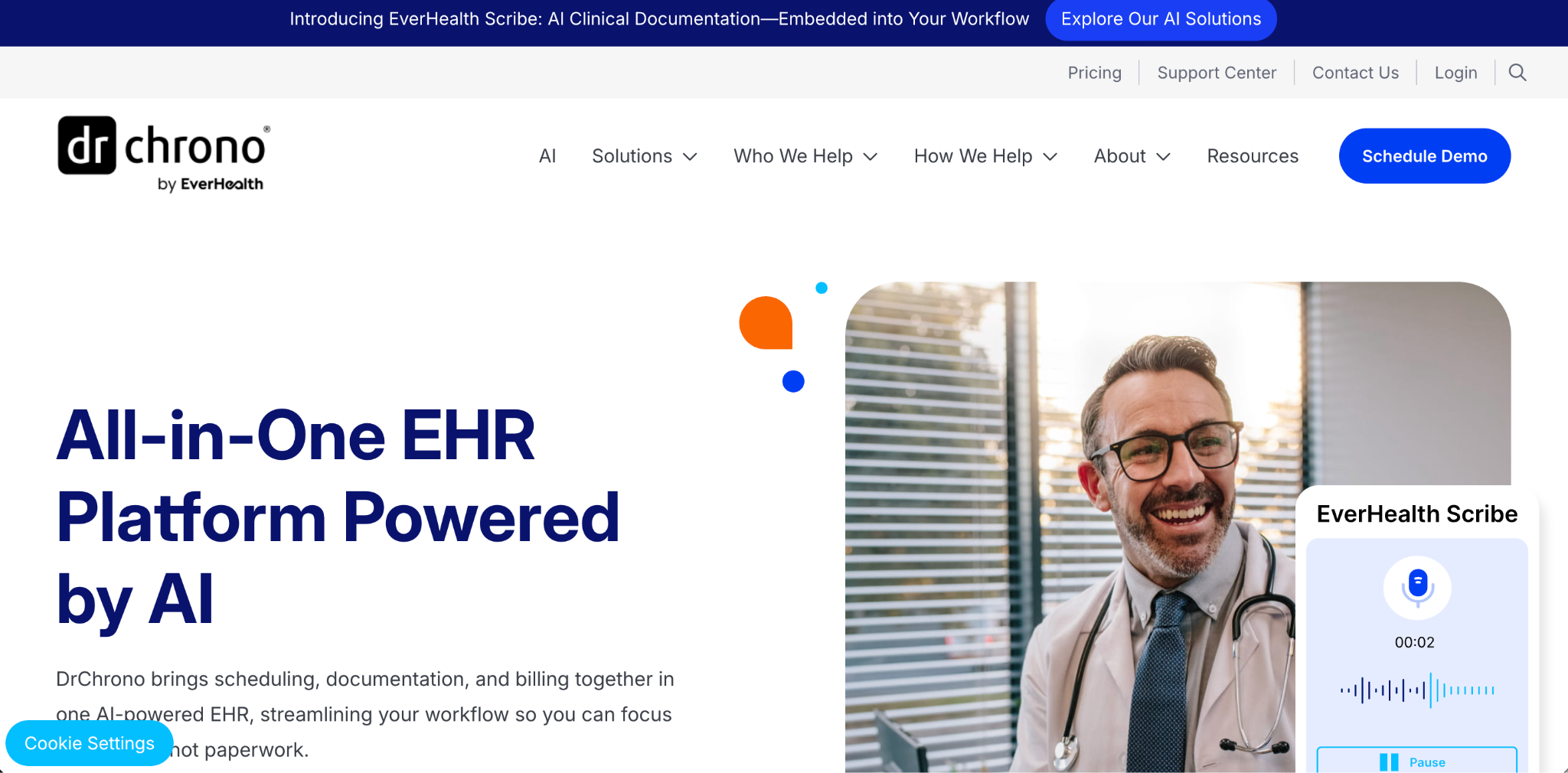DrChrono chiropractic EHR software
