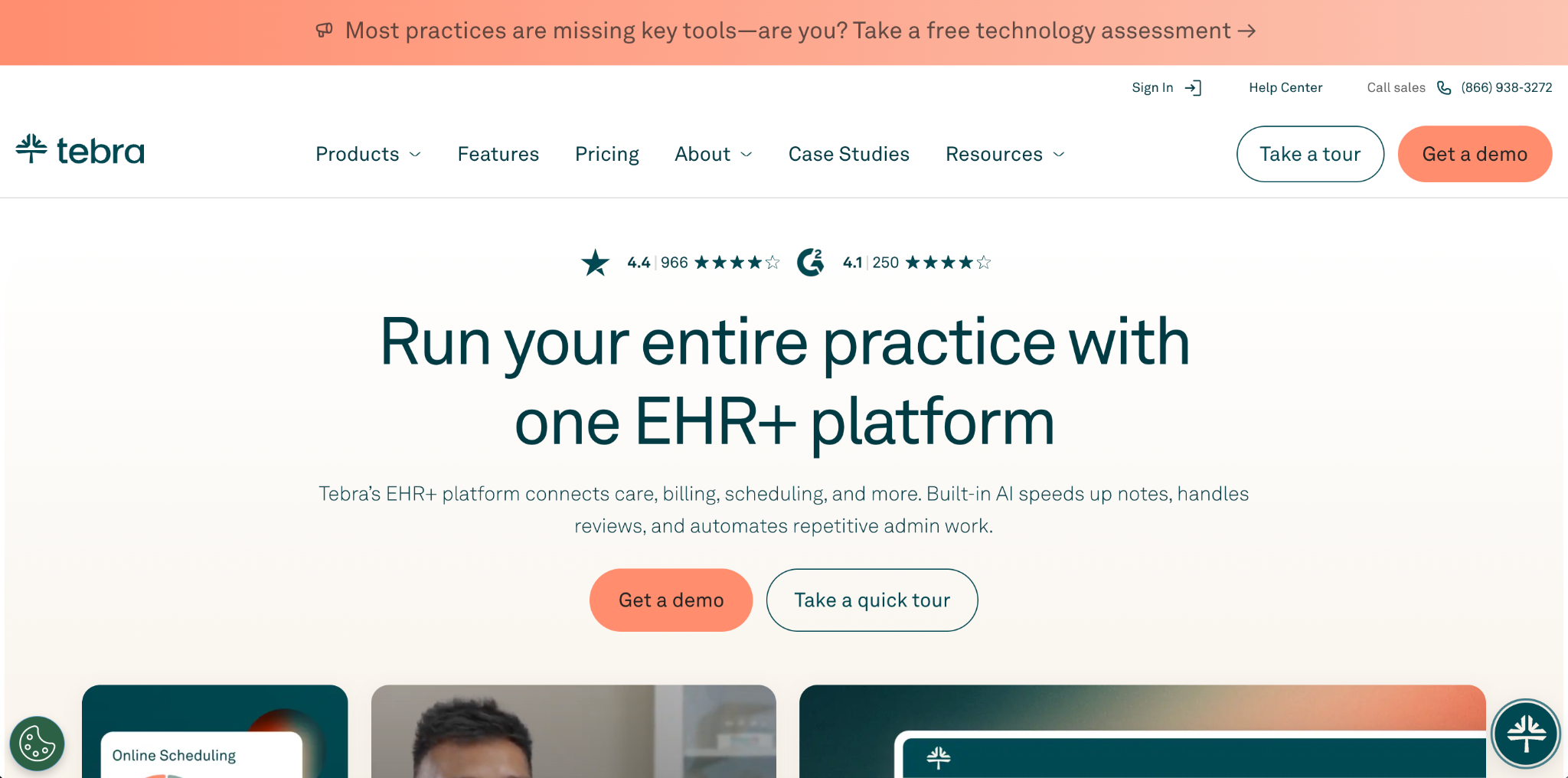 Tebra chiropractic EHR software